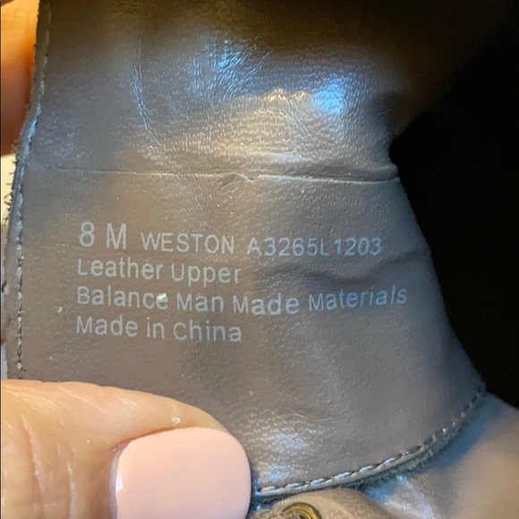 Franco Sarto wood-wedge suede ankle boot sz8 - Picture 5 of 7